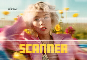 Scanner Photo Effect