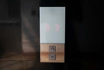 Modern Elevator Control Panel Display