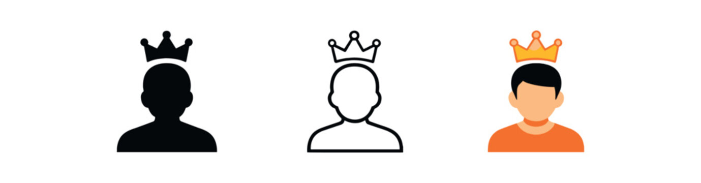 digital identity small crown over avatar premium identity membership tier