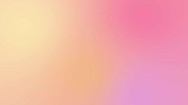 Warm pastel peach, yellow and pink gradient with smooth blur, ideal abstract background for banner, cover, poster or wallpaper.
