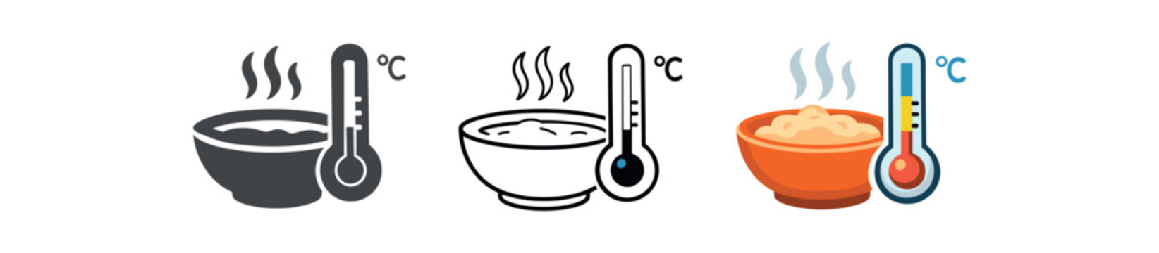 safe feeding thermometer beside bowl reading moderate temp balanced warmth