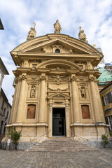 Obraz premium Baroque Church of the Diocese of Graz-Seckau in Graz, Austria