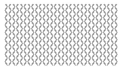 Geometric pattern of double-lined black diamonds forming a continuous mesh or lattice on a white background.