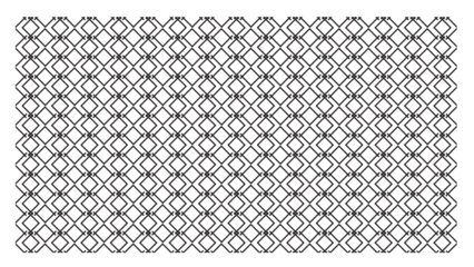 Repeating pattern of interconnected black diamonds forming a geometric lattice on a white background, suitable for backgrounds.