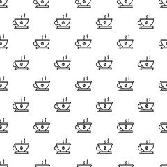 Coffee Drink Seamless Pattern Vector Design