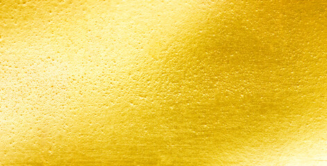 Shiny yellow leaf gold foil