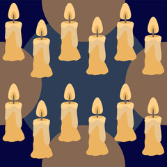 candle sticks backdrop