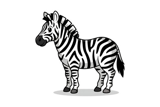 Cartoon zebra illustration