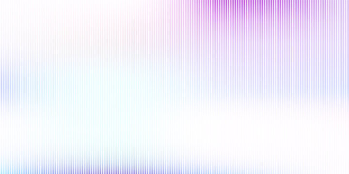 Soft glass ripple gradient in icy pale blue and lavender hues. Delicate reeded texture with frosted distortion effect and minimal vertical blur. Glass texture, vector illustration