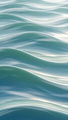 Obraz premium Ocean waves gently ripple and flow in a serene, calming pattern creating a beautiful, peaceful, natural abstract, textured backdrop