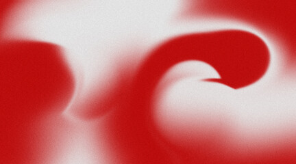 Abstract Red White Gradient Background with Soft Blur Noise Texture Modern Artistic Design