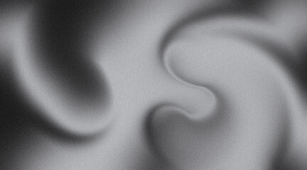 Abstract Monochrome Blur Background with Smooth Gradient Noise Texture Modern Minimal Art