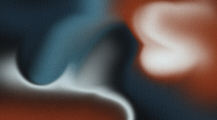 Abstract Dark Blue and Brown Blur Gradient Background with Soft Grain Texture Modern Cinematic Mood
