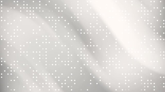 Blurred silver background with dot matrix pattern, dynamic texture for design projects, modern technology concepts, digital art, and backgrounds.