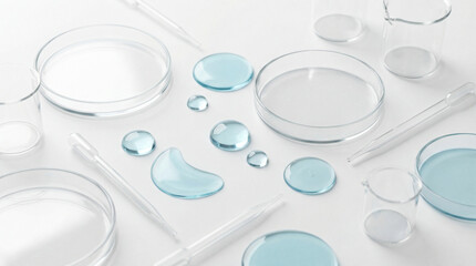 Lab Droplets and Glassware