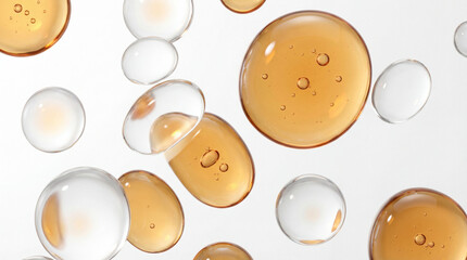 Amber Liquid Droplets
