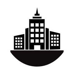 Fototapeta premium Simple line single building icons.