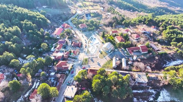 Albania Gjinar, mountain resort village