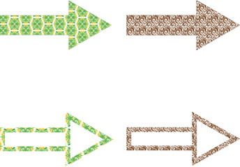 Right arrow pointing right on light gray background. Horizontal right arrow