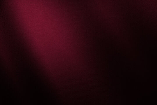 Black dark burgundy cherry red silk satin. Silky shiny fabric. Beautiful elegant background. Light shadow glow shimmer shine gradient. Curtain drapery.Christmas birthday festive.Blank template design.