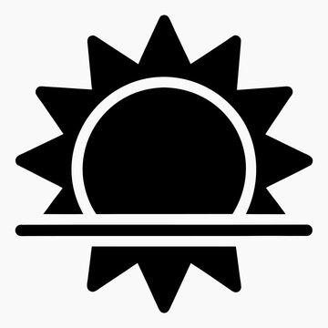 Minimalist Islamic Mosque Silhouette with EOD Text - Ramadan Iftar and Fasting Concept