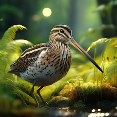 snipe, in flight, game, bird, forest, wild, hunting, to hunt, nature, on the move, on the ground