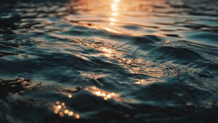 Golden Sunlight on Water