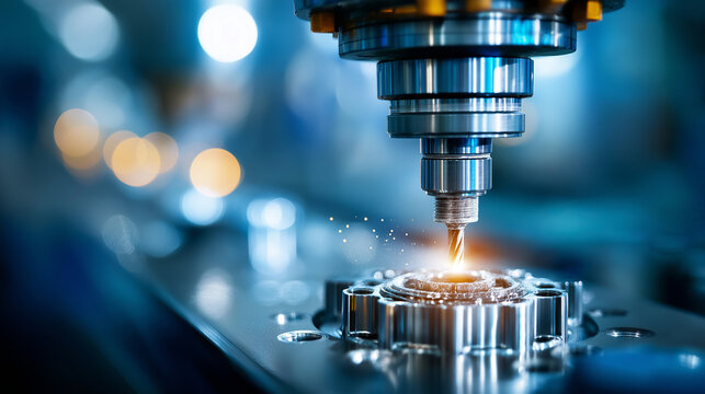 Production car parts robotization automotive, industry 4.0 5.0, manufacturing technology display, automated assembly moment, industrial innovation defocused, facility background, w