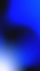 Dark abstract blue black gradient background with grainy texture and noise effect wide banner backdrop header design, copy space