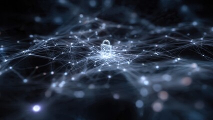 Digital Network Security Concept