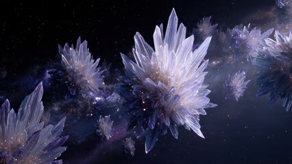 Mystical Crystal Clusters in Deep Space