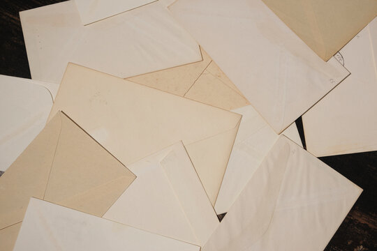 brown envelope on a brown background