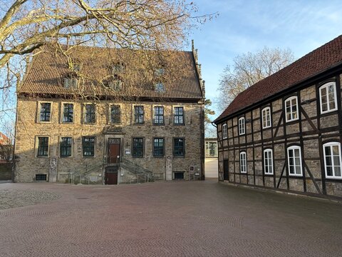 Blick in die Altstadt von Stadthagen in Niedersachsen