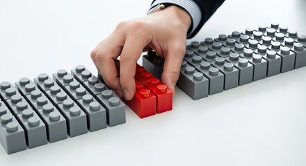 Fototapeta premium Strategic Bridge Building: Connecting the Divide with Innovation and Unique Solutions