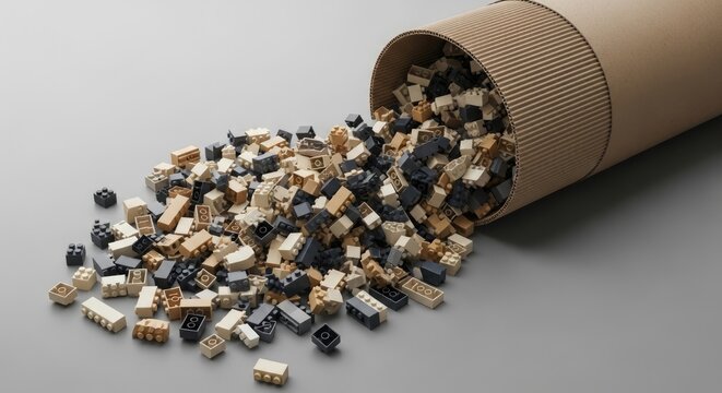 Unleashing Creativity: A Cascade of Building Blocks from a Corrugated Cardboard Tube