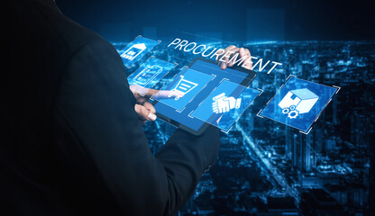 The business procurement process for strategic sourcing. This includes purchasing, supply chain...