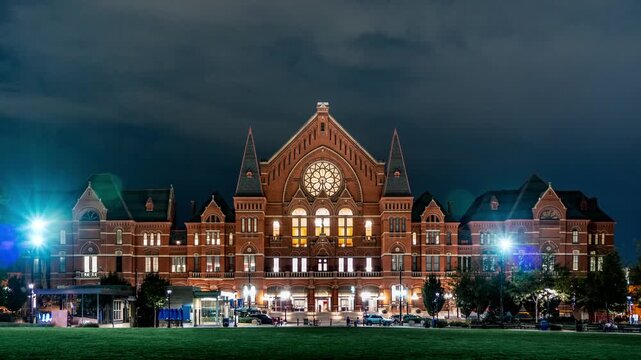 Music Hall in Cincinnati, Ohio, In 2017 During the Reopening after renovations