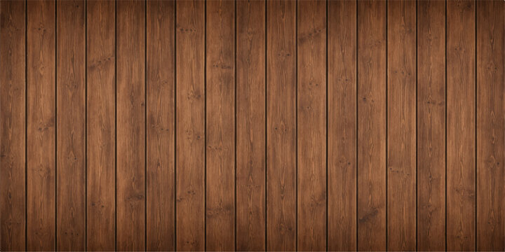 A vintage dark oak wood texture background featuring a natural rough timber plank pattern on an old brown hardwood floor surface or weathered tree panel wall structure