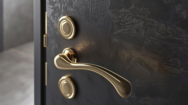 A photo of door handles
