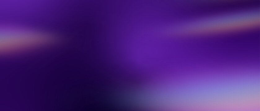 Horizontal abstract purple gradient with neon light leaks and luminous shimmer