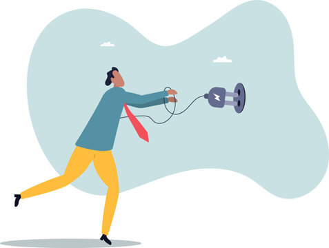 Electricity saving, ecology awareness or reduce electric cost and expense.about a man and his life.