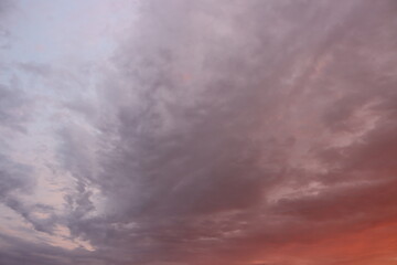 Obraz premium ciel orangé