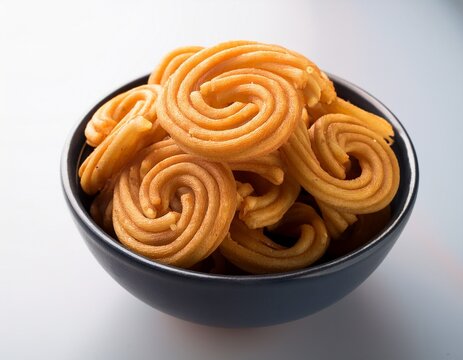 murukku crunchy coiled rice flour snack