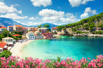 Assos village in Kefalonia, Greece