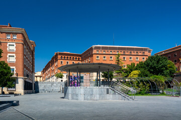 Obraz premium Plaza de la Glorieta in Teruel Spain