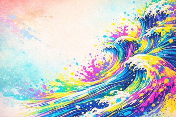  彩浪ノ三重奏 ― 彩りと波が奏でる躍動