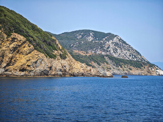 Naklejka premium The coastline of Skiathos Island, Sporades, Thessaly, Greece