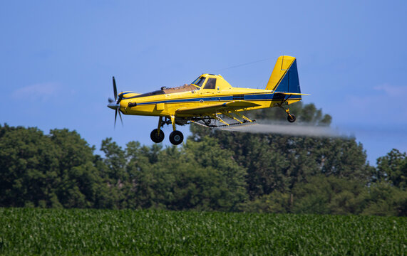 Air Tractor over Buffalo County Nebraska
