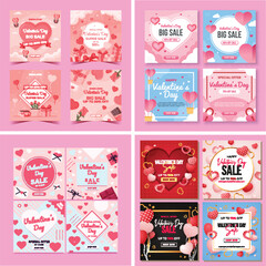 Valentines Day Sale Banner Collection