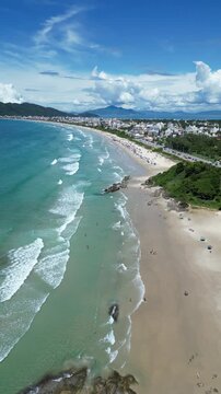 Playa de Mariscal, Brasil. Vista de drone